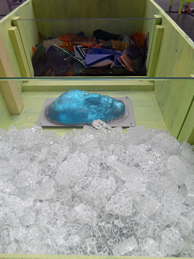 memoria 75 - broken glass and coloured glass