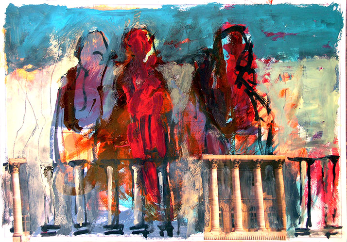 The mourners / Les pleureuses