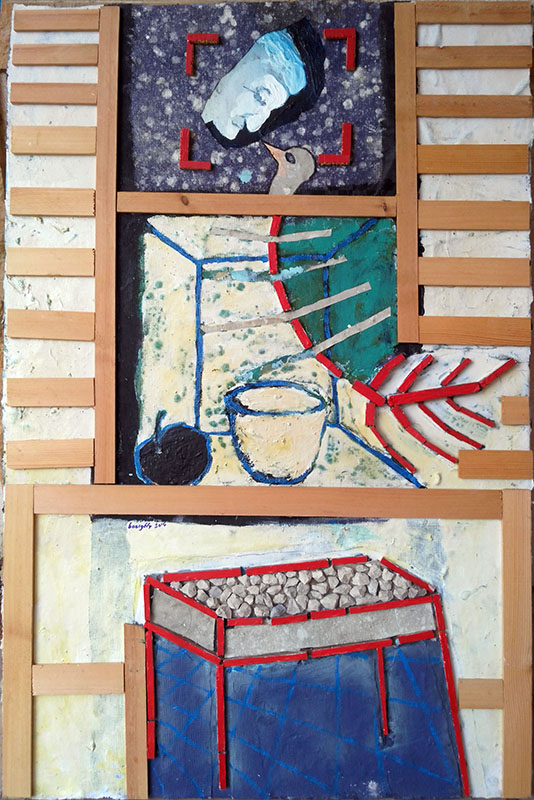 Go ahead tell me. Who's waiting who? / Vas-y, raconte. Qui attend qui?