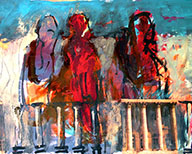 The mourners / Les pleureuses