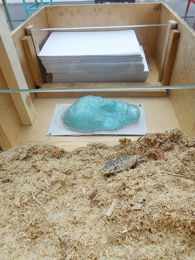 memoria 75 - Sawdust and white papers